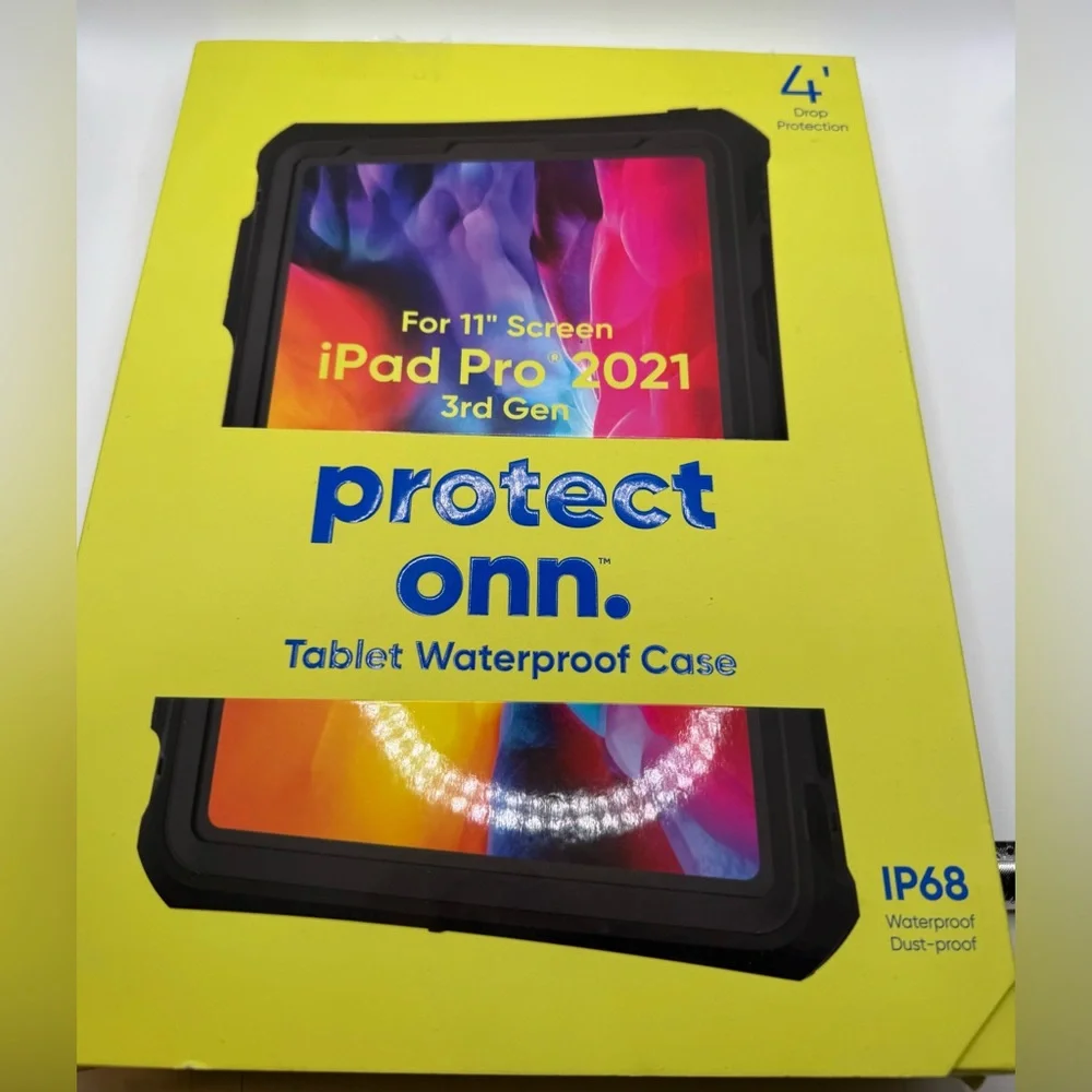 Protect onn Waterproof Tablet Case for iPad Pro 2021 3rd Gen 11'' Screen